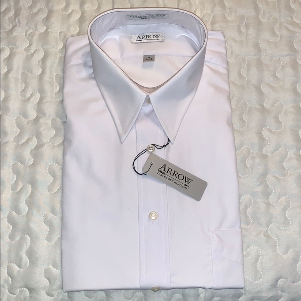 White Button Down Collard Shirt